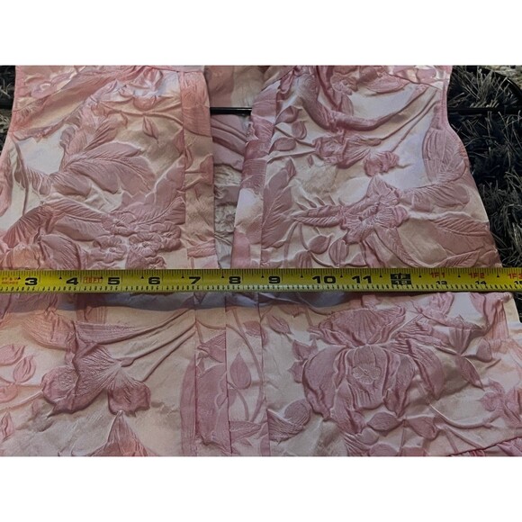 Amanda Uprichard Pink Sleeveless Saffron Jacquard L Mini Dress medium - Picture 2 of 9